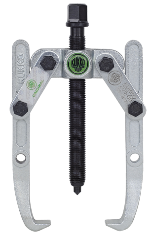 Ściągacz 2-ramienny uniwersalny z rozwieralnymi ramionami i regulowaną głębokością mocowania KUKKO 205-2