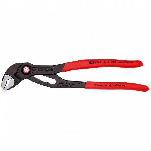 Szczypce do Rur Cobra bezpośrednia regulacja QuickSet KNIPEX 87 21 250