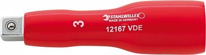 Przedłużka Przedłużacz 3/8", L=258mm, izolowany 1000V VDE 12167 VDE-10 STAHLWILLE 12420003