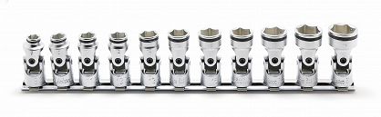 Zestaw nasadek 8mm-19mm sześciokątnych z funkcją przytrzymywania łamanych KOKEN