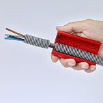 Ściągacz z kabli przewodów 13-32mm TwistCut KNIPEX 90 22 01 SB - 4