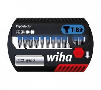 Zestaw bitów FlipSelector, bit T 25 mm mie-sza-ny 1/4" 13-cz. 41826 WIHA