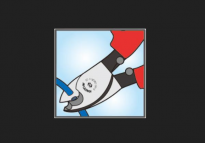 Szczypce do cięcia kabli, izolowane, 200mm KING TONY 6146-08A  - 2