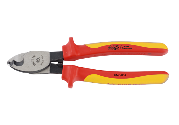 Szczypce do cięcia kabli, izolowane, 200mm KING TONY 6146-08A 
