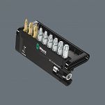 Bity zestaw 9 szt (TORX+PZ) Bit-Check + uchwyt uniwersalny WERA 05134200001 - 2