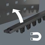 Listwa magnetyczna 9611, na 9 wkrętaków WERA 05136414001 - 3
