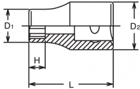Nasadka 20EPL TORXPLUS KOKEN - 2