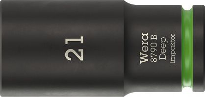 Klucz nasadowy 8790 B Impaktor Deep, 3/8", 21 x 63 mm WERA 05005561001