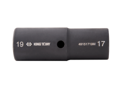 Nasadka udarowa dwustronna 1/2" 21mm / 23mm x 77mm, 6-kąt KING TONY 49152123M