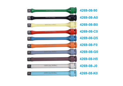 Przedłużka udarowa 1/2" 195mm, z ogranicznikiem momentu 120Nm, z kulką. KING TONY 4269-08-C0