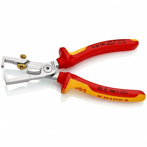 Nożyce do cięcia kabli i odizolowania 180 mm KNIPEX 13 66 180