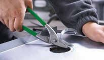 Nożyce do blachy do otworów lewe ERDI BESSEY D107-275L - 2