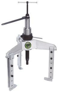 Ściągacz 3-ramienny z regulowaną głębokością mocowania i długim wrzecionem hydraulicznym KUKKO 11-2-BV