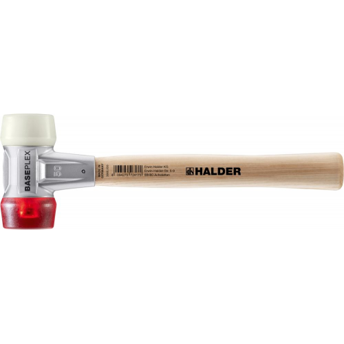 Młotek z miękkim bijakiem Baseplex 50mm CA/Nylon HALDER 3968.050