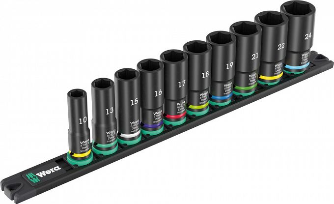 Listwa magnetyczna 9660 B Impaktor Deep 1 z zestawem kluczy nasadowych, 3/8