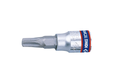 Nasadka 1/4" z końcówką torx z otworem T9 x 37mm KING TONY 203709