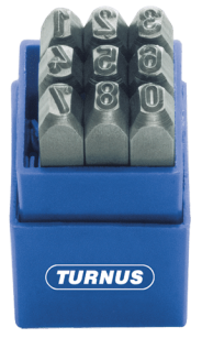 Numeratory zestaw znaczników cyfrowych niezwykle wytrzymałych 10,0 mm TURNUS 330-510
