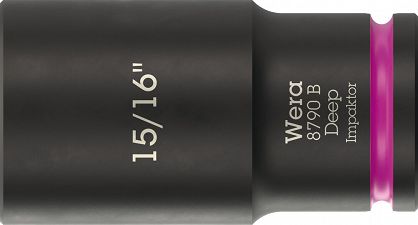 Klucz nasadowy 8790 B Impaktor Deep, 3/8", 15/16" x 63 mm WERA 05005575001