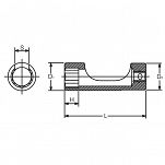 Nasadka 24mm sześciokątna otwarta KOKEN - 2