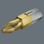 Bit krzyżowy Phillips (PH 2) tytanowane Wera 851/1 TIN WERA 05480172001 - 2