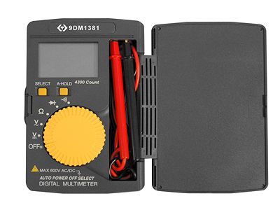 Kieszonkowy cyfrowy miernik prądu (multimetr) KING TONY 9DM1381