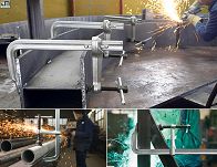 Ścisk śrubowy ślusarski 500/200mm stalowy wzmocniony STBS BESSEY STBS50 - 2