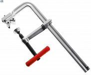 Ścisk śrubowy ślusarski 300/120 mm stalowy do profili okrągłych KombiKlamp SG-VAD BESSEY SG30VAD - 2