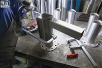 Ścisk śrubowy ślusarski 300/120 mm stalowy do profili okrągłych KombiKlamp SG-VAD BESSEY SG30VAD - 7