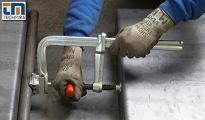 Ścisk śrubowy ślusarski 300/120 mm stalowy do profili okrągłych KombiKlamp SG-VAD BESSEY SG30VAD - 8