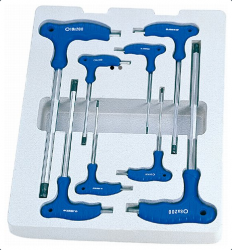 Imbusy zestaw z uchwytem 8szt. 1160 - HEX / HEX Z KULKĄ 2 - 10mm KING TONY 22108MR