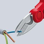 Zestaw nożyczki dla elektryków 95 05 155 SB + ściągacz ErgoStrip 16 95 01 SB KNIPEX 145874 - 6
