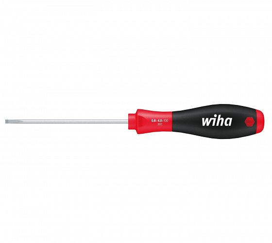 Wkrętak śrubokręt 4,0x300mm SoftFinish płaski z trzonem okrągłym do głęboko położonych śrub 00696 WIHA
