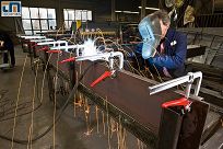 Ścisk dźwigniowy ślusarski stalowy 160/80mm GH BESSEY GH16 - 3