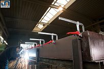 Ścisk dźwigniowy ślusarski stalowy 160/80mm GH BESSEY GH16 - 4