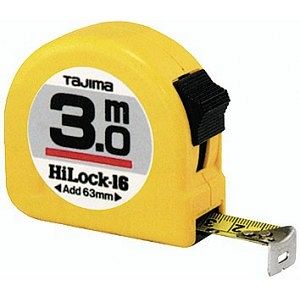 Miara zwijana stalowa z blokadą HI-LOCK 3m x 16mm TAJIMA