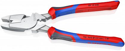 Kombinerki Szczypce uniwesalne o dużym przełożeniu Lineman's KNIPEX 09 15 240