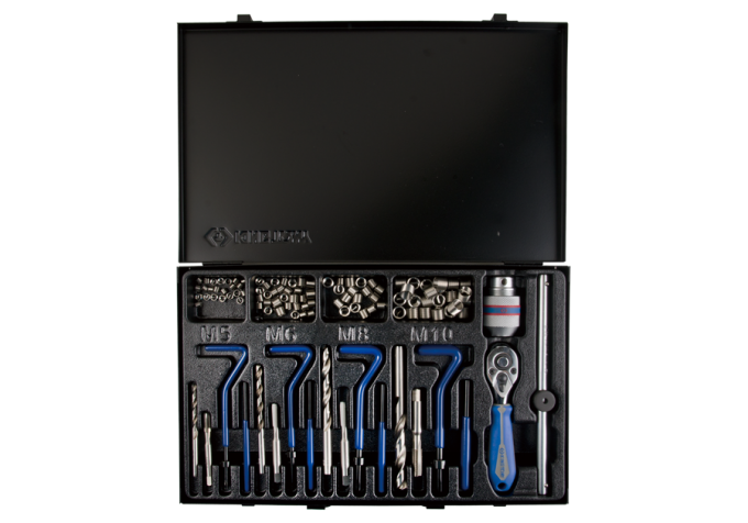 Zestaw do naprawy gwintów M5 - M10, z akcesoriami, 119szt. KING TONY 11311MQ