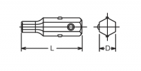 Bit imbusowy hex 5/16