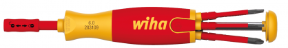 Wkrętak śrubokręt z magazynkiem bitów LiftUp electric izolowany WIHA 2831 09 020 38610