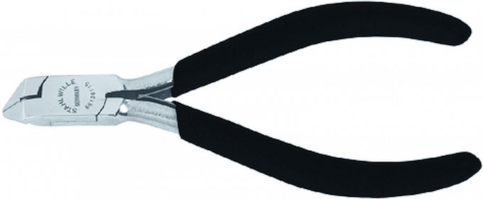 Szczypce ukośne dla elektron.(wysmukłe odg.55st.) L=112mm; poler./powl. 6613 6 115 112 MM STAHLWILLE 66136115