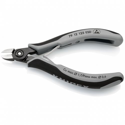 Szczypce Tnące dla Elektroników KNIPEX 79 12 125 ESD