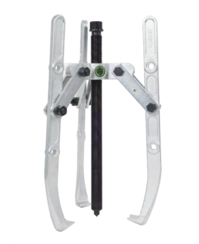 Ściągacz 3-ramienny wielofunkcyjny z rozwieralnymi ramionami i regulowaną głębokością mocowania KUKKO 207-01