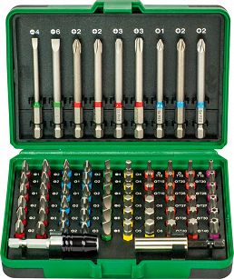 Zestaw BIT, 7-częściowy 71-częściowy FORTIS 4317784735674