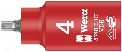 Klucz nasadowy nasadka trzpieniowa 4,0 mm VDE WERA 05004900001