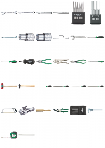 Zestaw 53 narzędzi dla lotnictwa 13211A STAHLWILLE 97846008