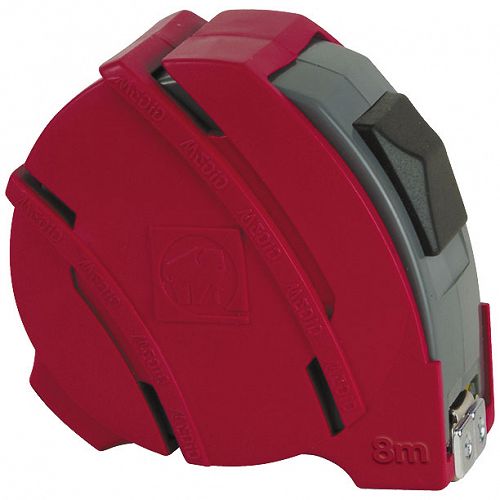 Miara zwijana ERGO, zaczep z 2 magnesami, obudowa ABS + guma, 3m/19mm MEDID 3419M