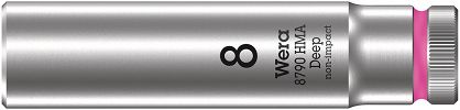 Klucz nasadowy nasadka 8.0 mm głęboka 1/4" WERA 05004505001