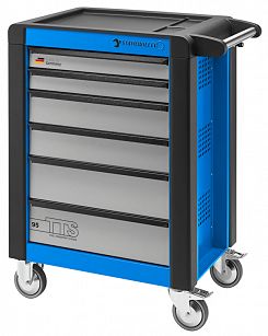 Wózek warsztatowy TTS 6-szufladowy z obiciami ABS, niebieski 95/6 B STAHLWILLE 81200012