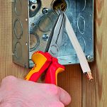 Szczypce chwytające dla elektryka tnące półokrągłe (wydłużone typu „bociani dziób”) KNIPEX 26 26 200 - 3