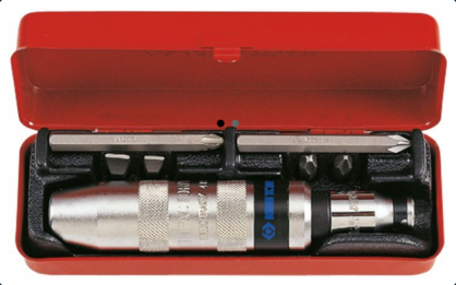 Wkrętak śrubokręt udarowy + bity 5/16" 8cz. KING TONY 4108FR